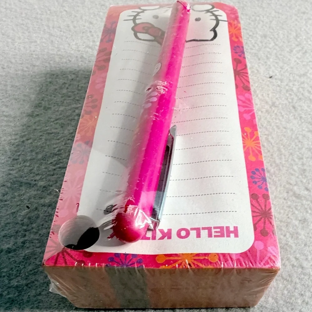 Hello Kitty Notepad List Block With Pen Sealed New 2012 Sanrio Collectible